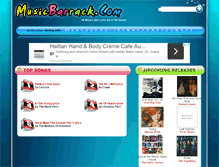 Tablet Screenshot of musicbarrack.com